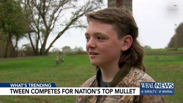 Teen competes for nation's 'top mullet' 