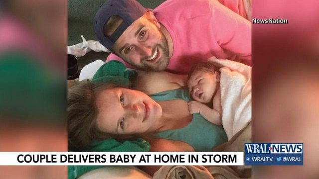 Oklahoma couple welcome new baby during ice storm