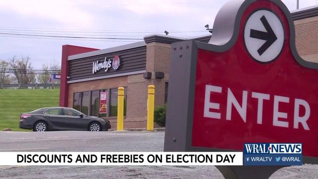 Restaurants offering free food for voting 