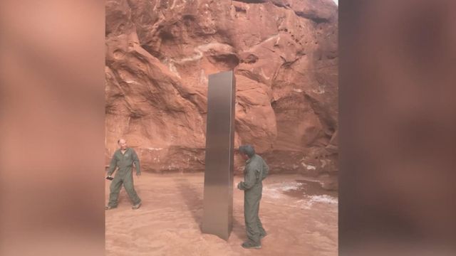 Mystery monolith found in Utah desert