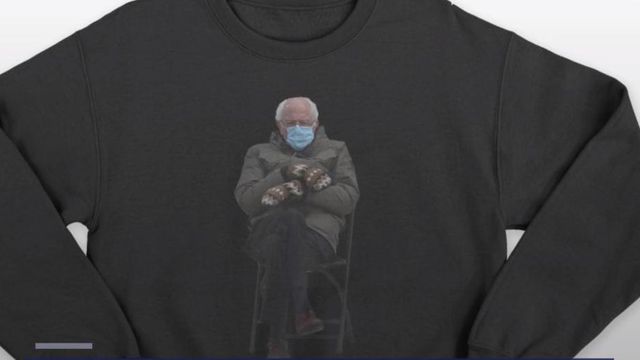 Bernie Sanders meme sweatshirt raises $1.8 million for charity 