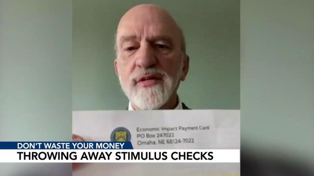 Why are people throwing stimulus checks in the trash?