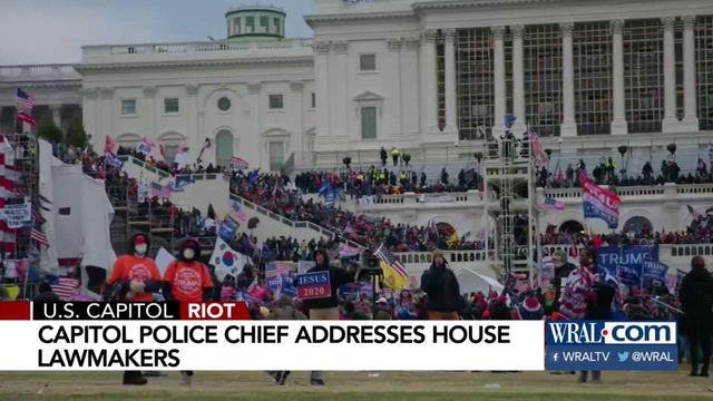 Capitol police chief address House lawmakers 