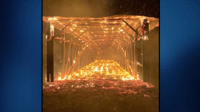 WATCH THIS: Fire engulfs a bridge in Kentucky