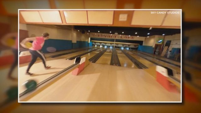 Drone video of bowling alley goes viral