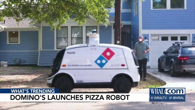 Domino's launches pizza robot 
