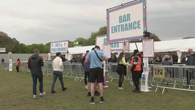 Liverpool hosts 'near-normal' music festival for government research