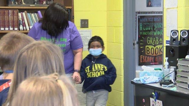 Max returns to school to big smiles after fight with leukemia