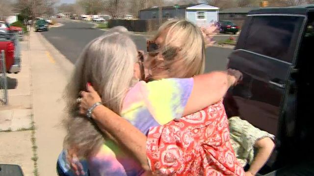 Touching: Sisters reunited with long-lost sibling after six decades