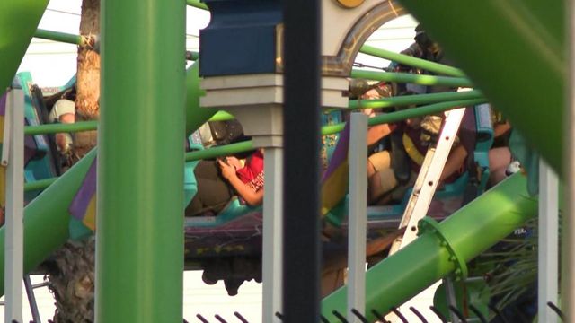 Yikes! Firefighters rescue 22 people stuck on rollercoaster 