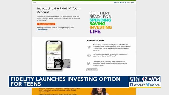 Fidelity releases trading option for teens 