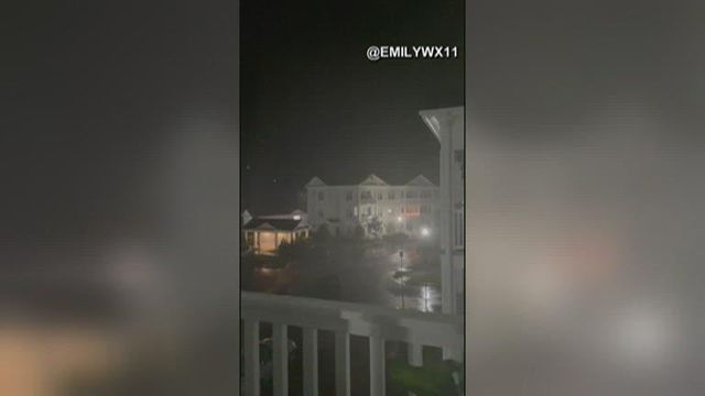 Tropical Storm Elsa hammers Charleston, SC with heavy rain, lightning