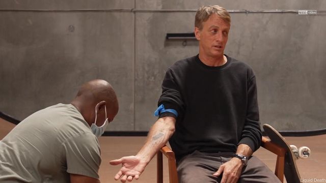 Tony Hawk sells skateboards infused with his blood 