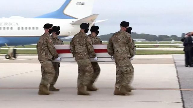 Biden attends dignified transfer of 13 troops killed at Kabul airport 