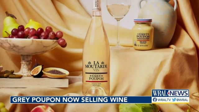 Popular mustard brand 'Grey Poupon' selling wine 