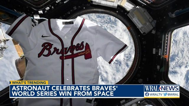 Astronauts celebrate Braves' World Series win in outer space 