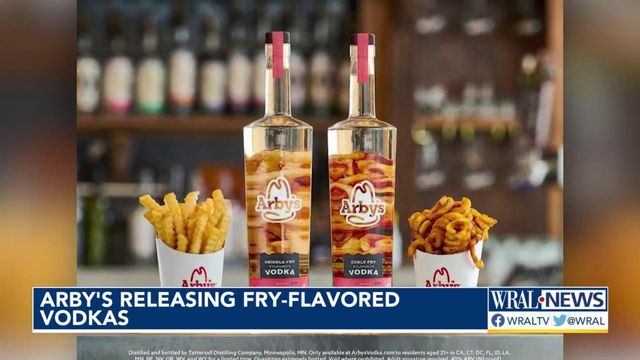 Curly or crinkle? Arby's releasing fry-flavored vodkas 