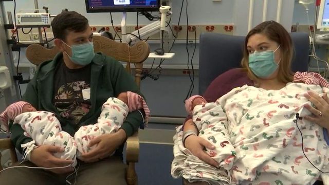 Christmas miracle: Georgia family welcomes quadruplets 
