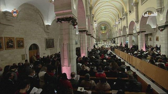 Midnight mass in Bethlehem dampened due to COVID