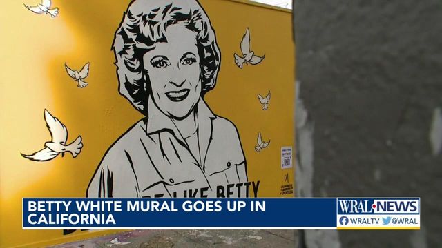 'Be more like Betty' mural honors legendary actress 