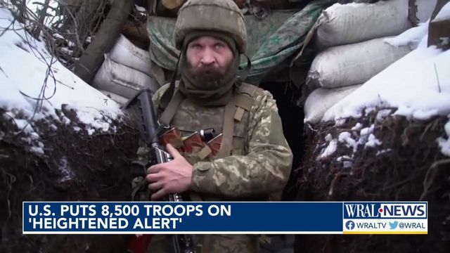 Fort Bragg troops on standby as tensions between Ukraine and Russia rise 
