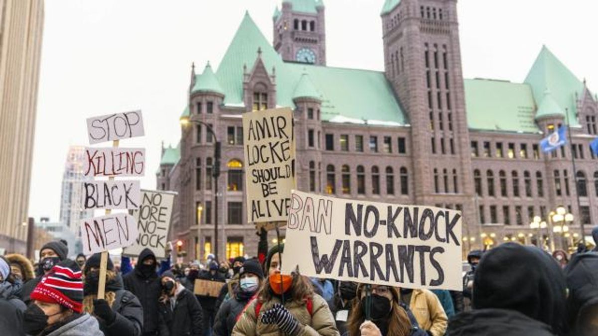 ‘We Need Something Different’: Protesters March in Minneapolis After Police Killing