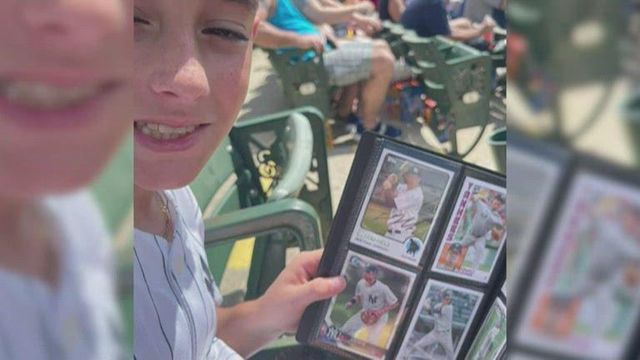 Community helping distraught boy find missing baseball card binder