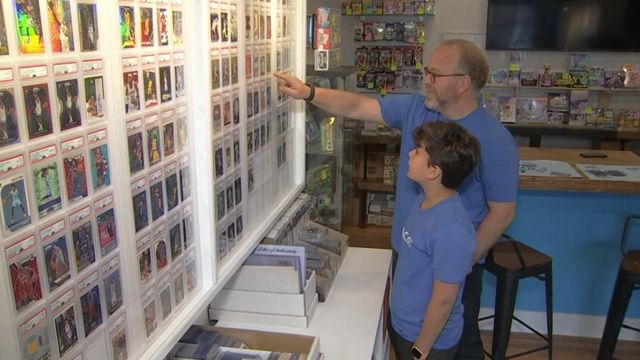 Father-son duo create app that tracks rise or fall of sports cards 