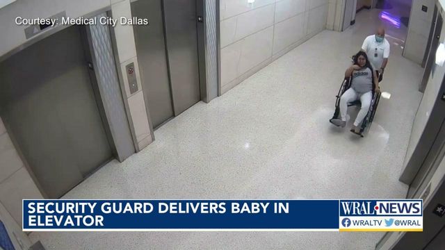 Security guard's quick thinking helps deliver baby