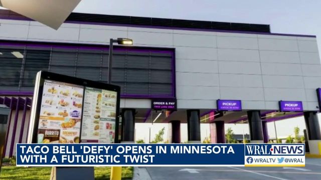 'Taco Bell Defy' two-story drive-thru opens in Minnesota
