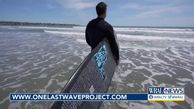 'One Last Wave': Surfing project helps families cope with loss