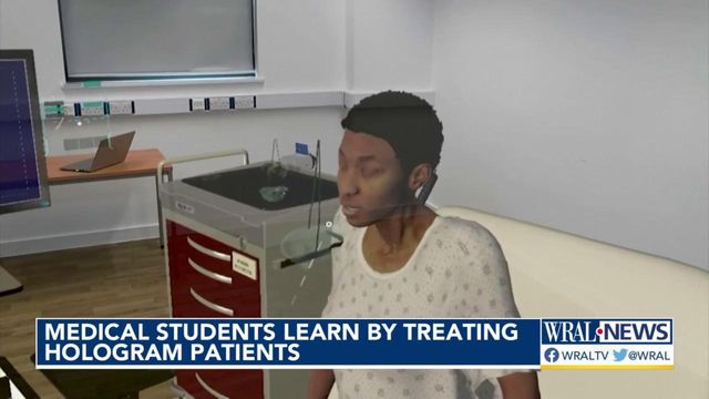 UK medical students train with hologram patients