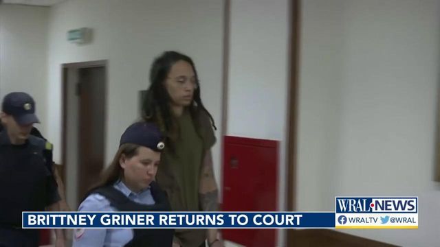 Brittney Griner returns to Russian court on cannabis charge