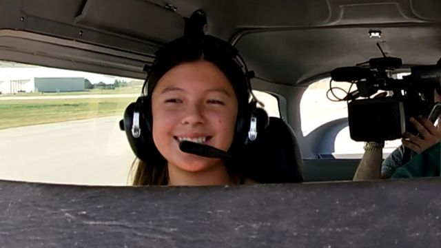 11-year-old on journey to become a pilot 