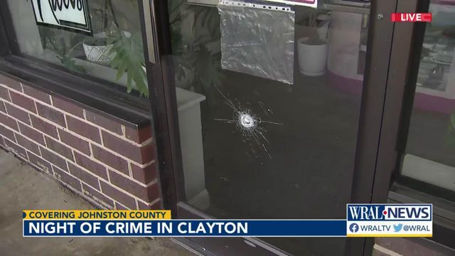 Night of crime in Clayton: Home invasion, shots fired at gas station 