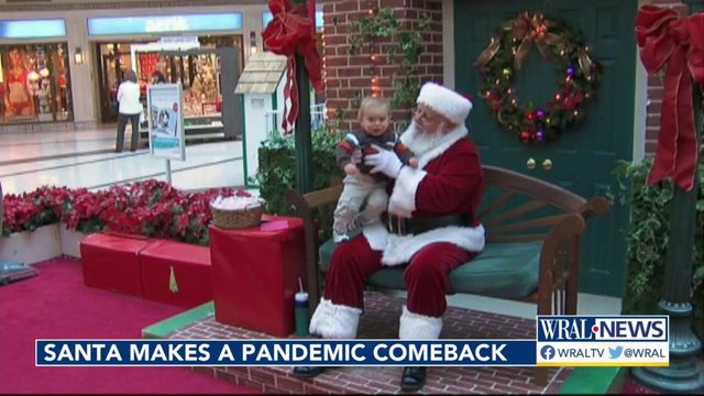 Kids overjoyed as Santa Claus makes post-COVID comeback