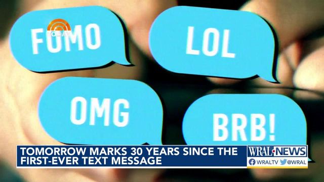 First-ever text message sent 30 years ago