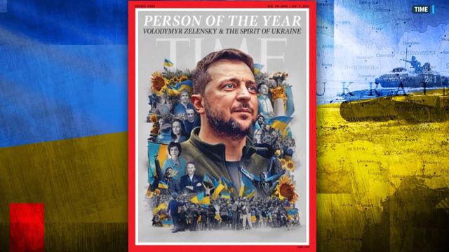 Zelenskyy, Ukrainian people named Time's Person of the Year