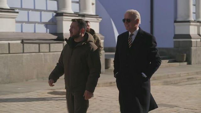 President Biden makes surprise visit to Kyiv