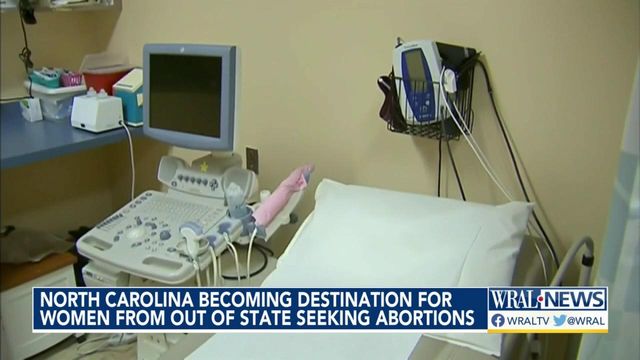 North Carolina becoming destination for women from out of state seeking abortions