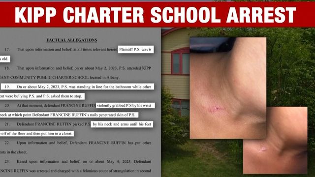Teacher accused of choking 6-year-old, putting him in closet