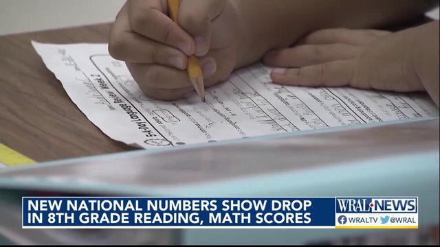Student scores for reading, math fall nationwide
