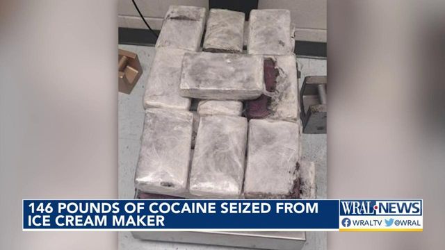 $1.2 million stash of cocaine found in ice cream maker