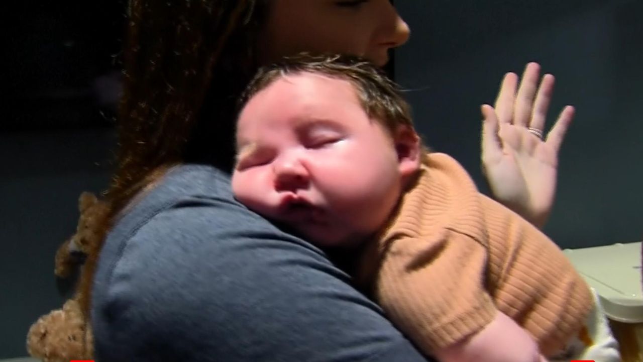 Baby boy born over 14 pounds returns home to family - ABC News