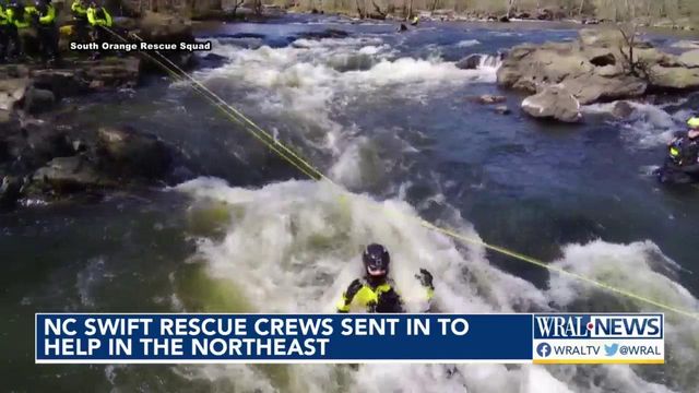 NC Swift Rescue crews sent to help flooded northeast