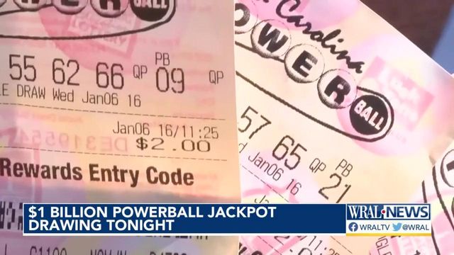 $1 billion Powerball jackpot drawing Wednesday 