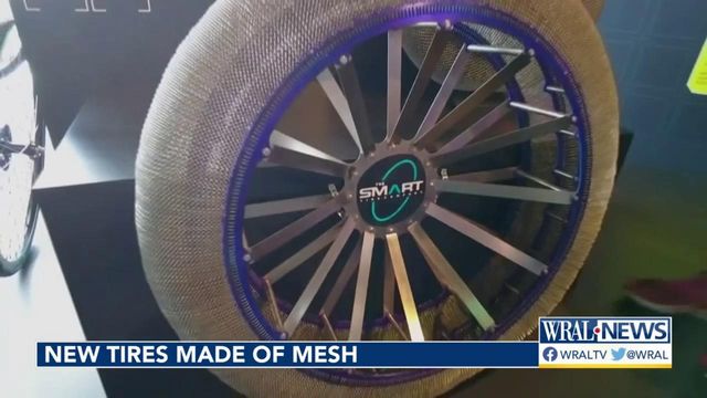Auto companies make new mesh tires