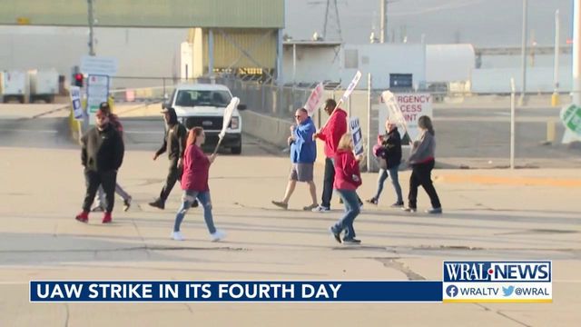 UAW strike continues as stakes get higher on fourth day
