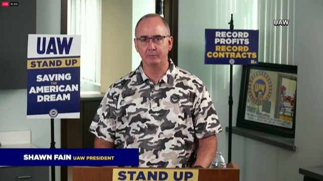 UAW president announces new strike locations to target GM, Stellantis
