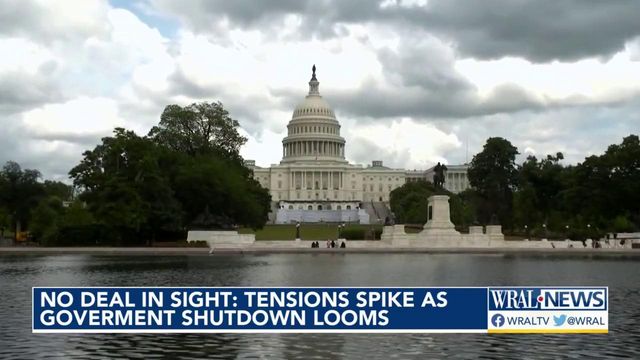 No deal in sight; tensions spike as government shutdown looms